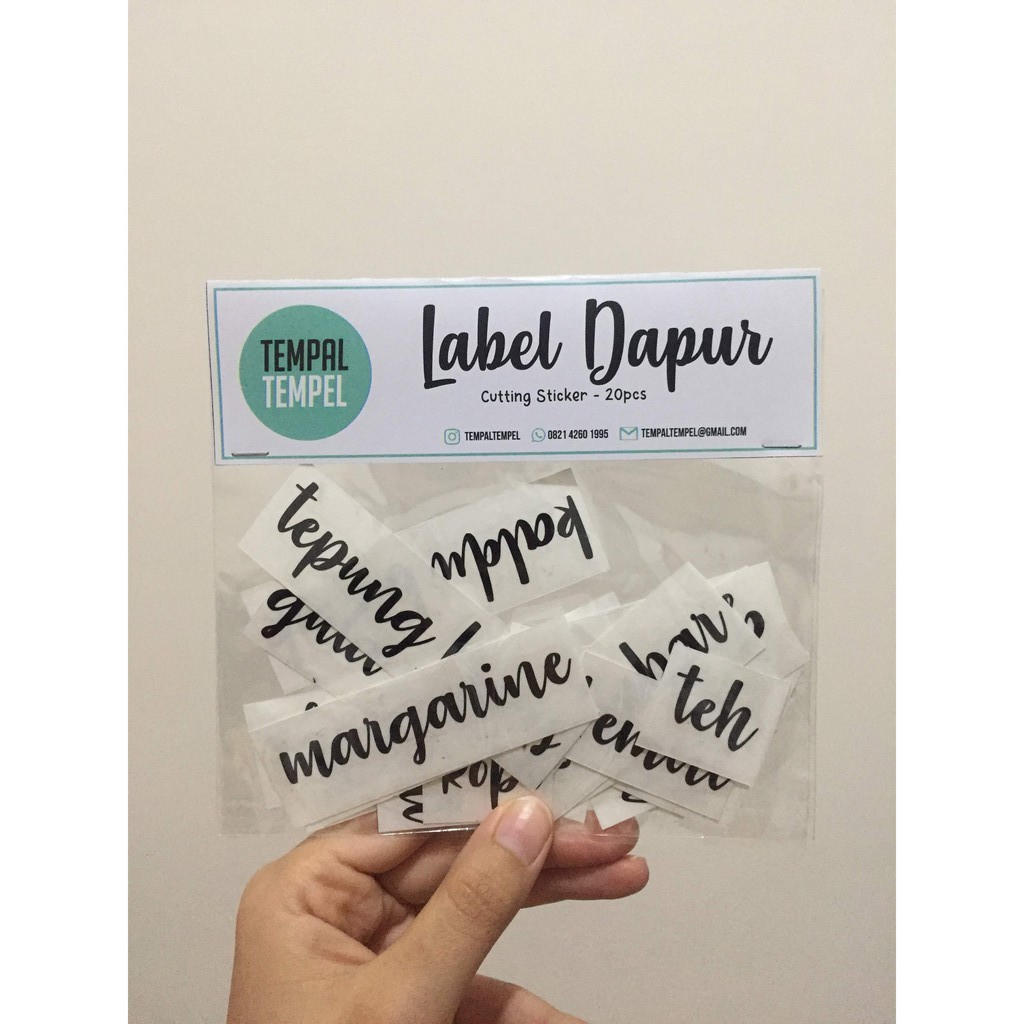 

Stiker Label Bumbu Dapur Paket 10 PCS, (cutting bukan printing biasa)