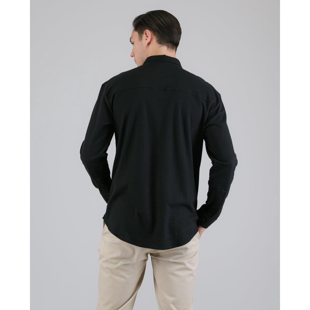Ready Stock WNN LIVEHAF - Kemeja - Copiq V2 LS Black 79 Bayar Di Tempat
