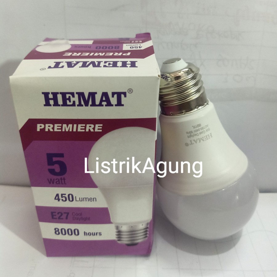 Lampu Led Hemat Premier 5w By Visicom Nyala Terang Lampu Premium