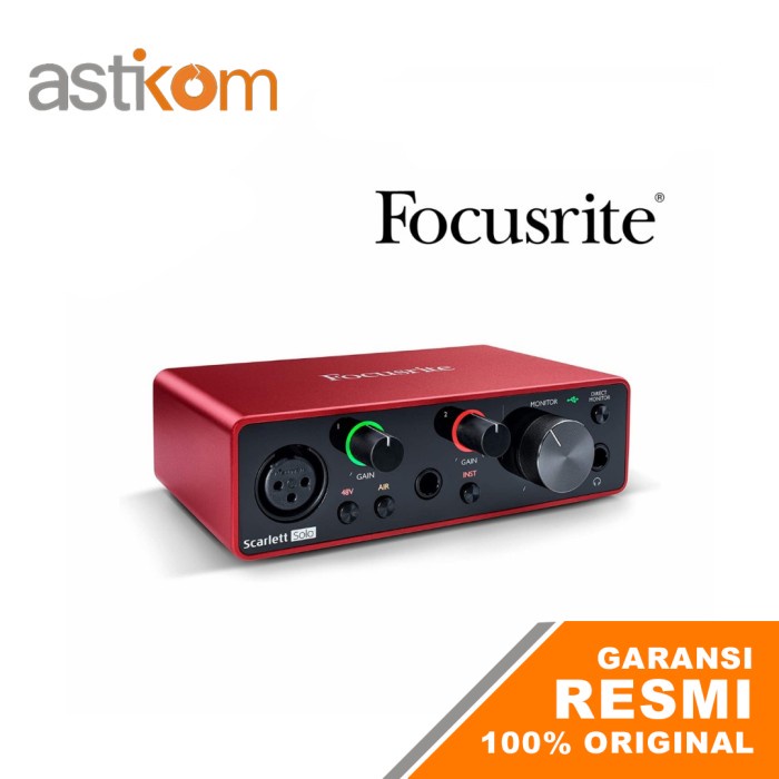 USB Audio Interface FOCUSRITE SCARLETT SOLO 3rd Gen