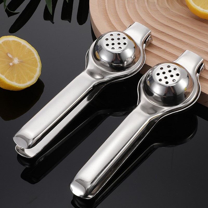 Stainless Steel Lemon Fruits Squeezer / Hand Pressure Orange Juicer