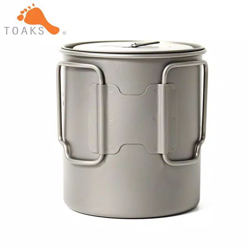 Toaks titanium 750ml pot Ultralight camping cookware