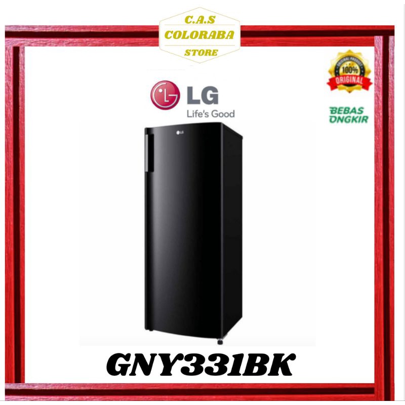 KULKAS LG GN-Y331BK KULKAS 1 PINTU GNY331BK GN-Y331 GNY331 331BK