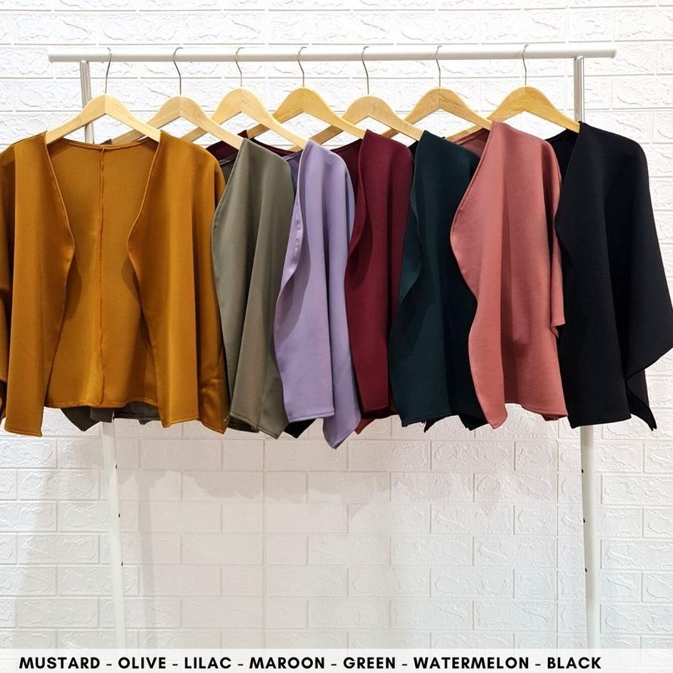 ハ 3100 BILLIE OUTER SCUBA CARDIGAN POLOS LUARAN MELAR Special