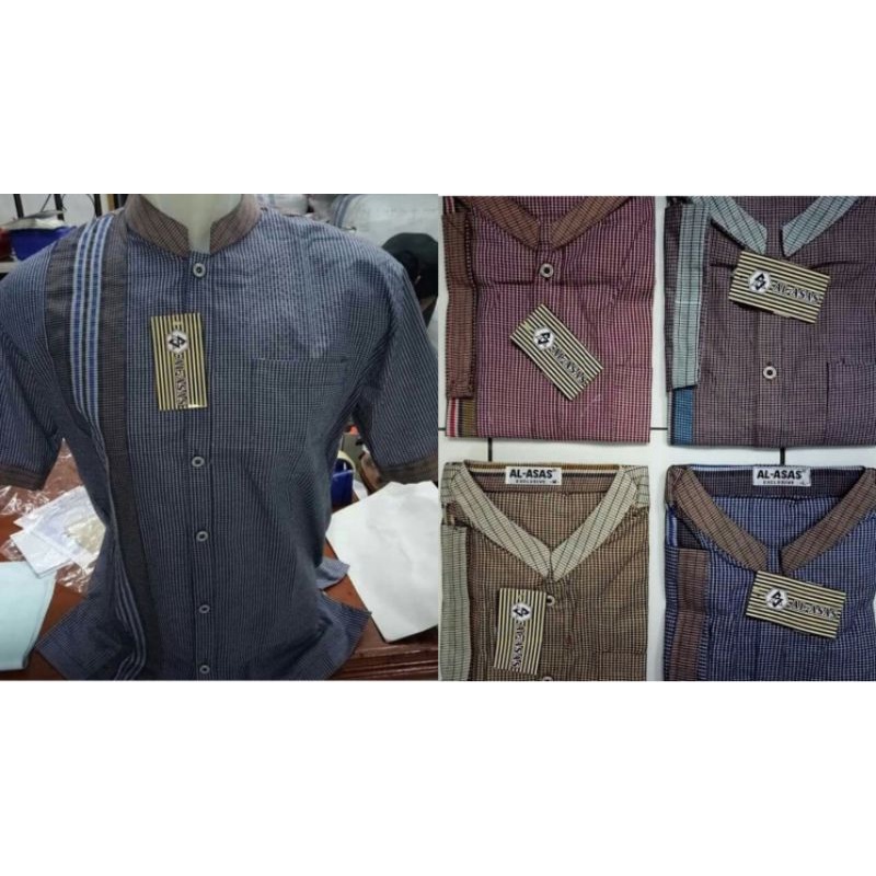 BAJU KOKO MOTIF SALUR KOTAK