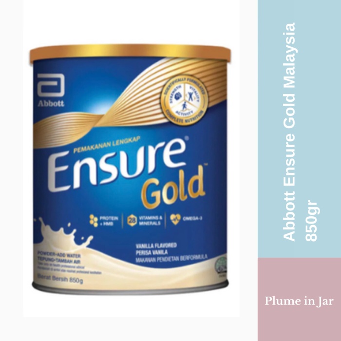 

ENSURE GOLD MALAYSIA ABBOTT SUSU LANSIA ORANG TUA IMPORT VANILLA ORI - Vanila