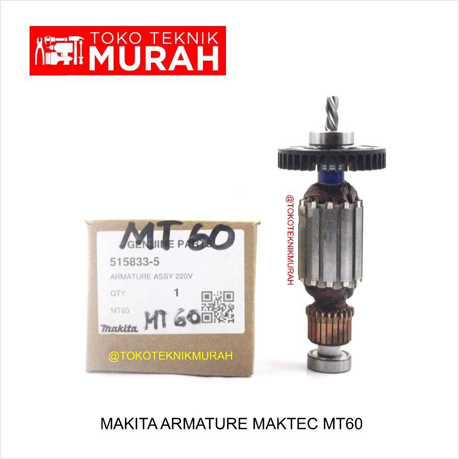 Makita Armature MT60 / Angker MT 60 Asli Original