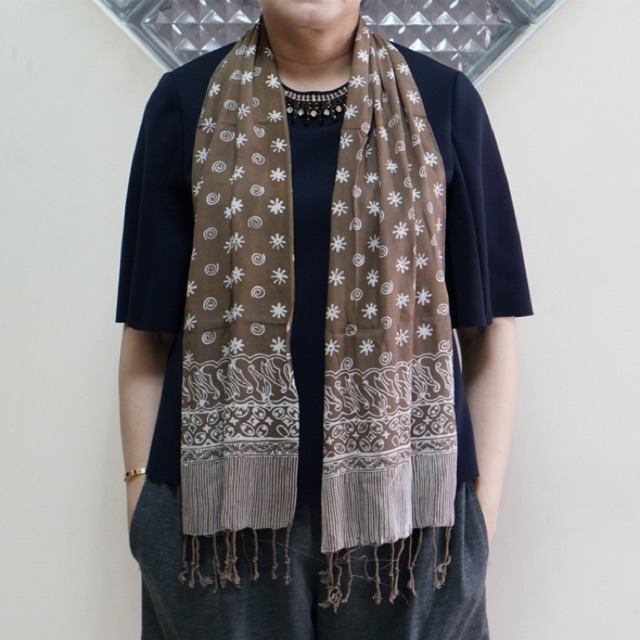 Scarf batik katun Paris halus