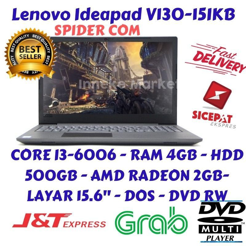 Laptop Lenovo Ideapad V130-15IKBC CORE I3 6006 4GB 500GB VGA 2GB 15.6 Inch DOS