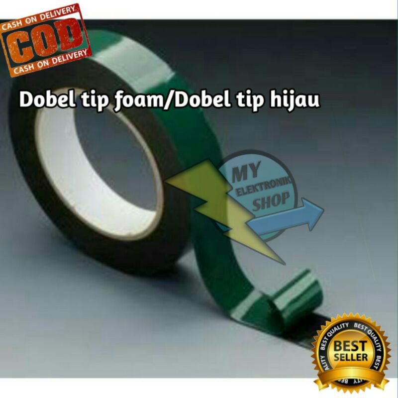 Dobel tip busa hijau, Dobel tip Foam, dobel tape Foam