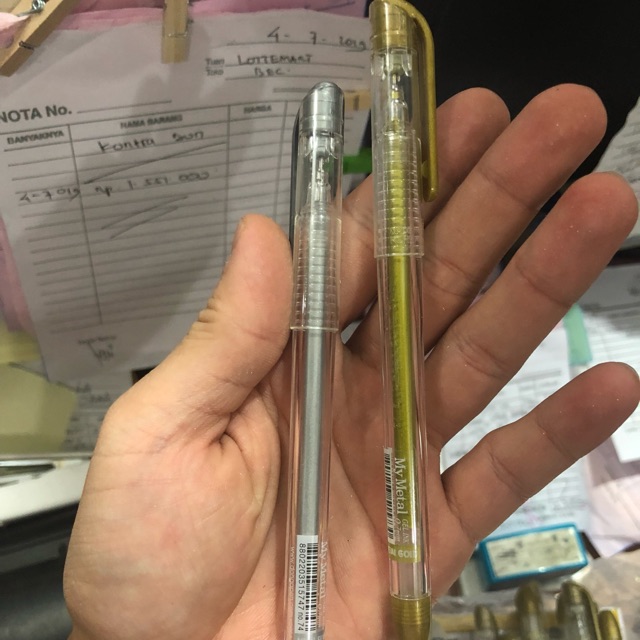 

Dong a my metal gel ink satuan made in korea 07 ada 6 macam warna