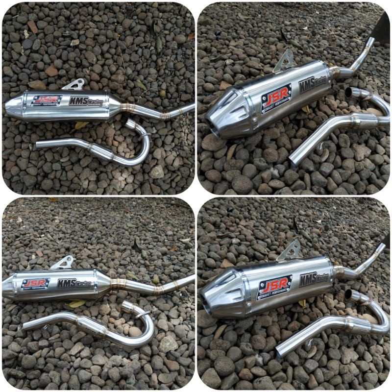 1set exhaust klx crf wr155 dtracker canisters and big elbow klx  150 crf 150 crf230