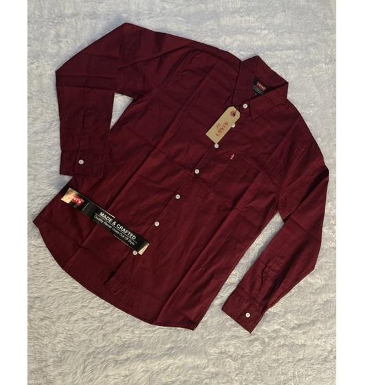 Hot Sell.. Kemeja levis 501 pria kasual  Baju kemeja levis panjang Original