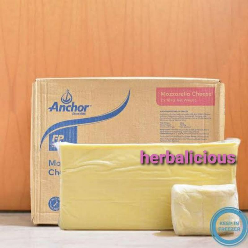 

MOZZARELLA CHEESE ANCHOR REPACK 1KG, FREE BUBBLE WRAP