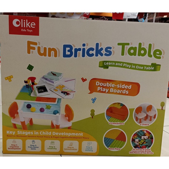 Sale Mainan: Olike Fun Bricks Table Original