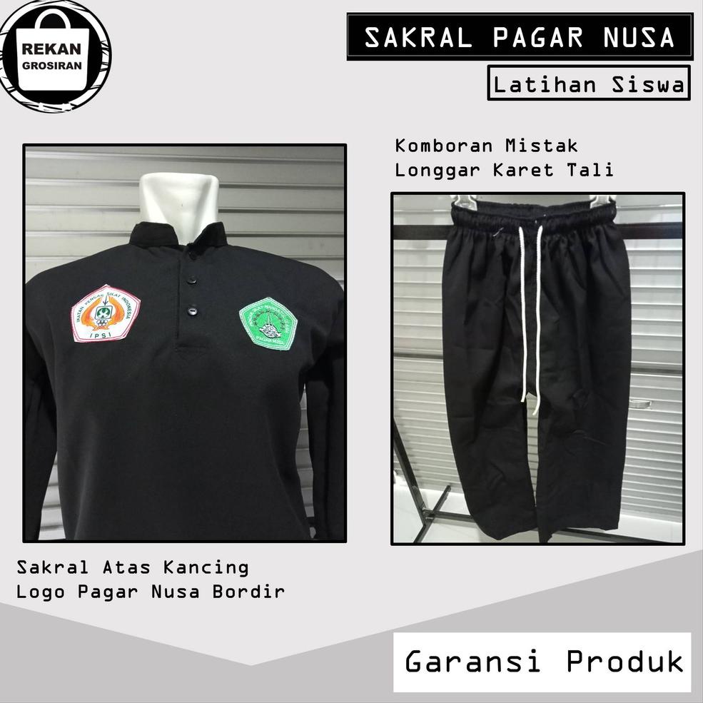 ✬Kirim Langsung❁ Sakral Pagar Nusa - Sakral Siswa Pagar Nusa - Sakral Pagar Nusa Bordir - Baju Pagar