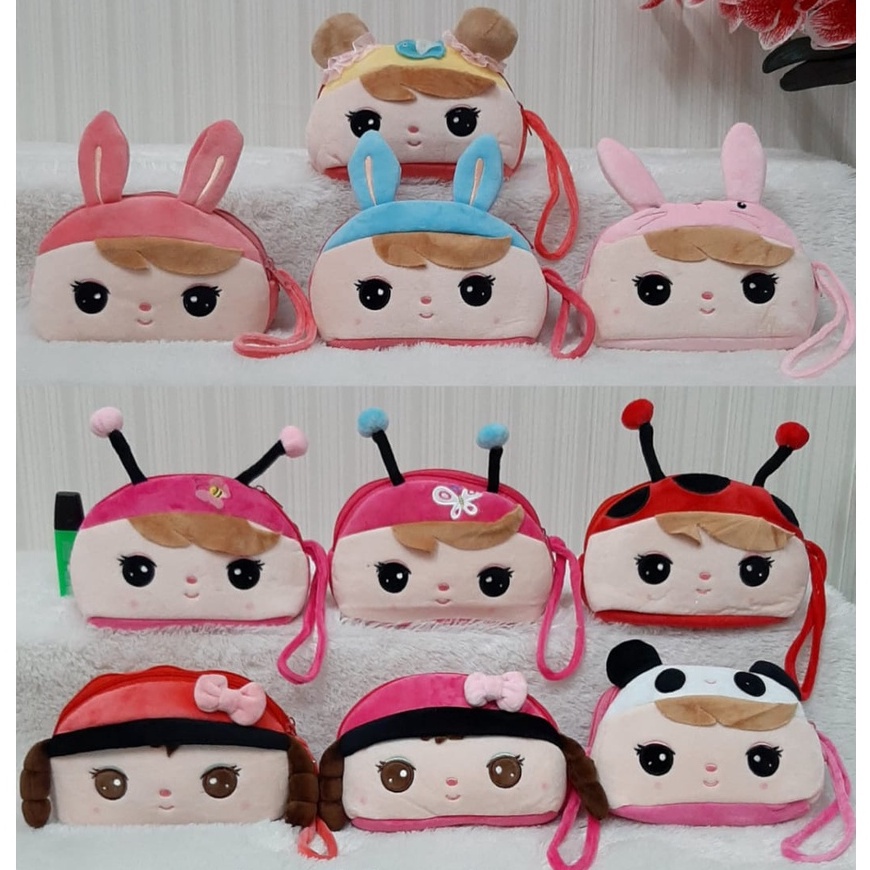 Toysopedia Dompet Anak 2resleting  Angela/dompet koin/dompet hape/dompet anak