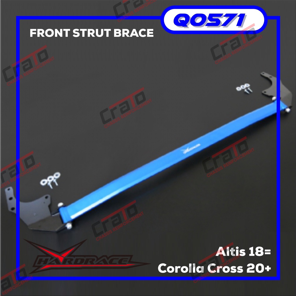 Aksesoris Stabiliser Hardrace - Q0571 - FRONT STRUT BRACE - Altis 18+ Corolla Cross 20+