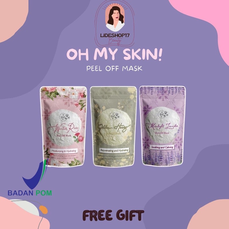 [READY] MASKER PEEL OFF GEL OHMYSKIN GEL PEEL OFF MASK PETALS OH MY SKIN OHMYSKIN