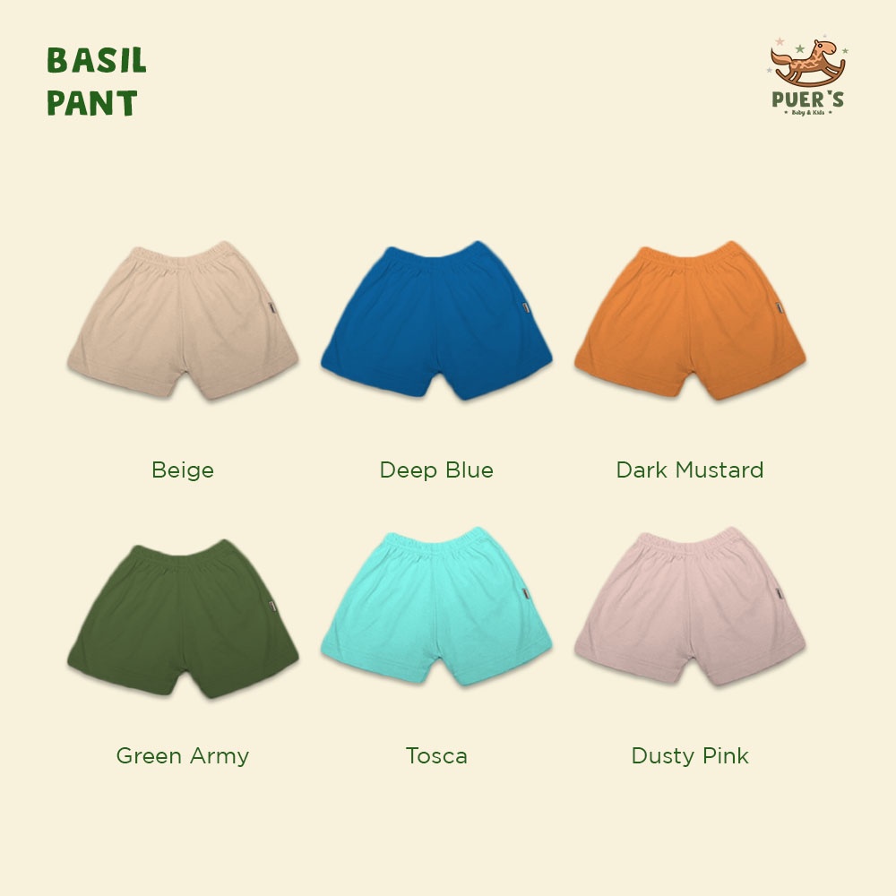 CELANA PENDEK ANAK PUER'S BASIL PANT