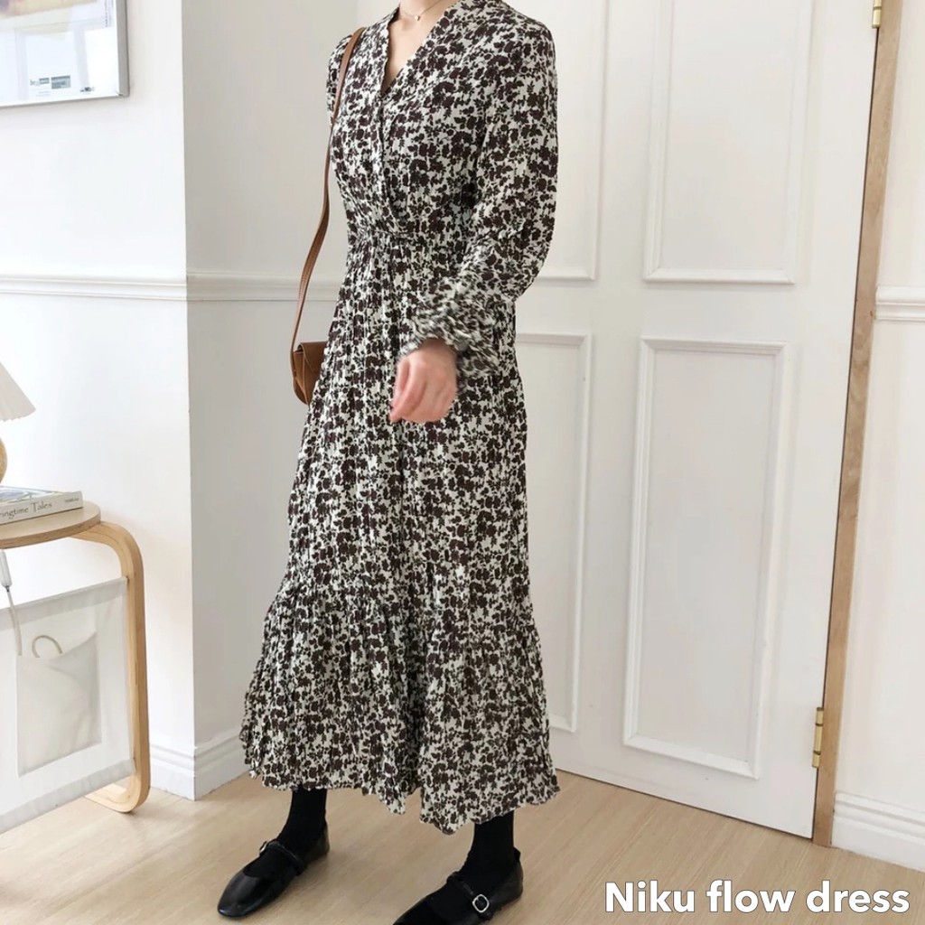 (ORIGINAL IMPORT) Niku flow dress -Thejanclothes