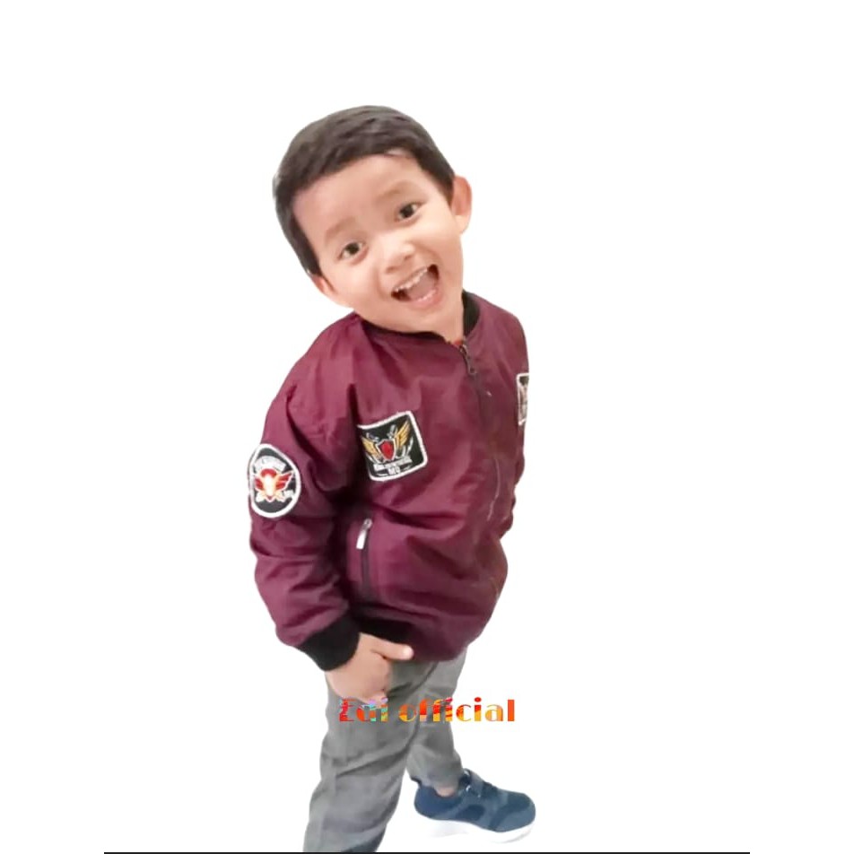 Jaket Bomber Anak Terbaru 1-12 tahun