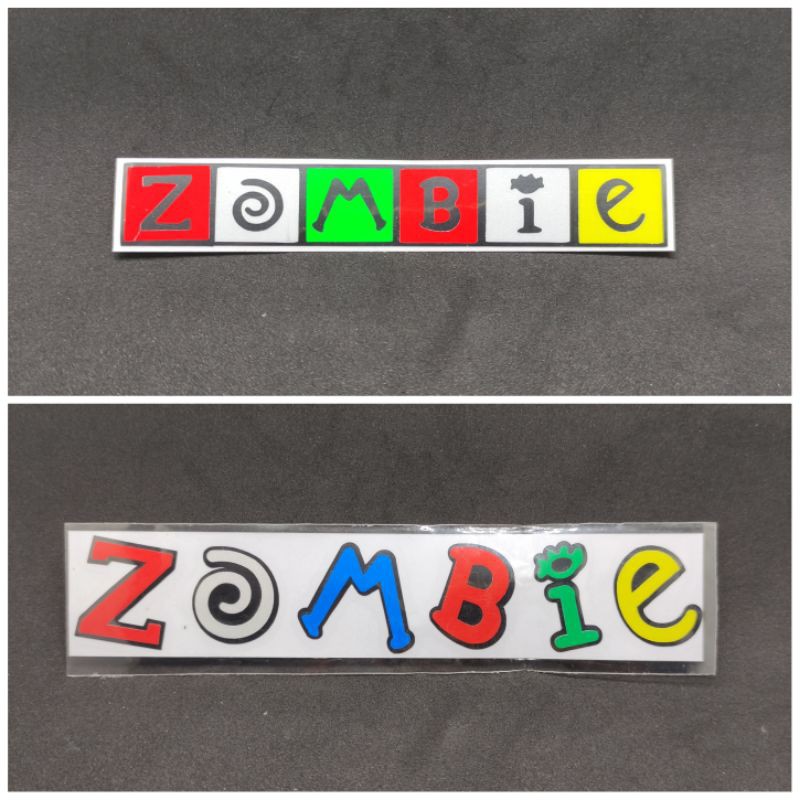 stiker zombie cutting stiker zombie