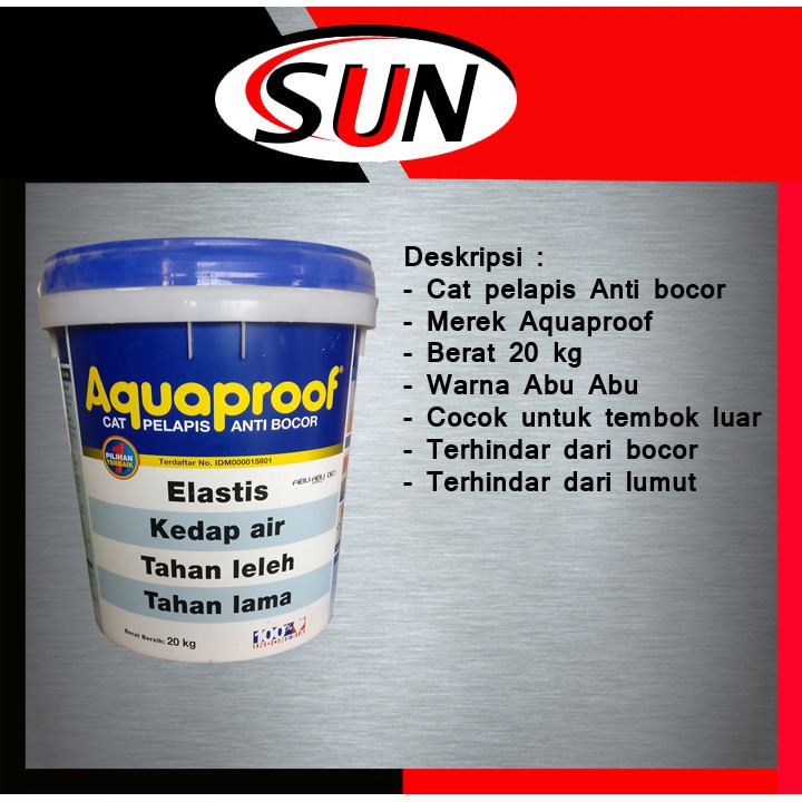 Cat Tembok Aquaproof 20 Kg Eksterior Anti Bocor Waterproofing