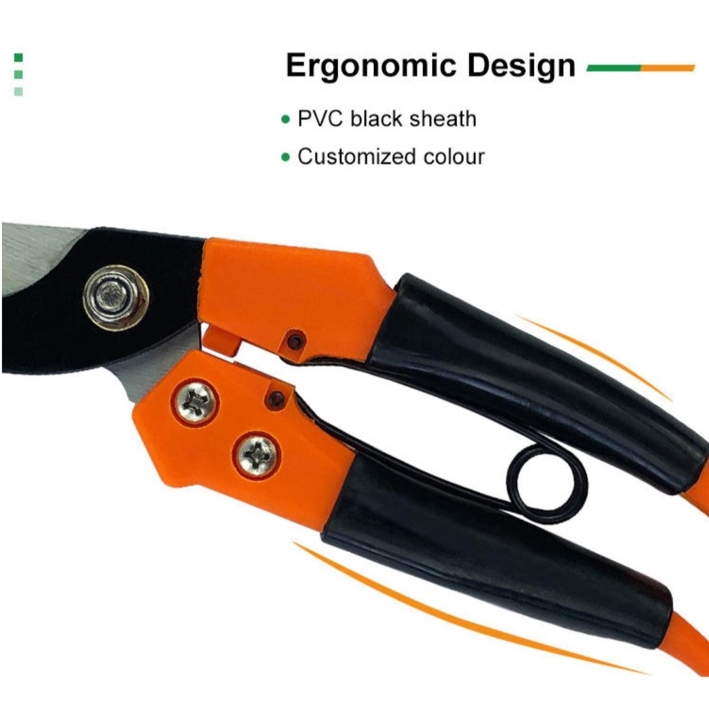 KENMASTER K-800 Gunting Dahan Ranting Batang Daun Tanaman Bunga Gunting Pagar Bonsai Pruning Shears