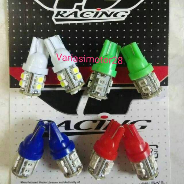 SEN LED T10 / SEIN LED JAGUNG 10 MATA SISI / SEN SENJA LED T10