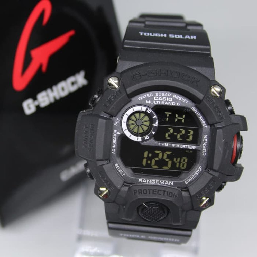 JAM TANGAN G SHOCK RANGEMAN DIGITAL FULL BLACK