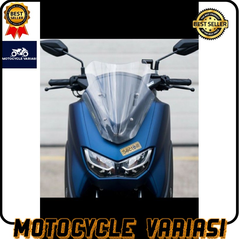 visor Nmax Windshield Vector Carbon Original Sectbill Yamaha New Nmax 2020-Clear