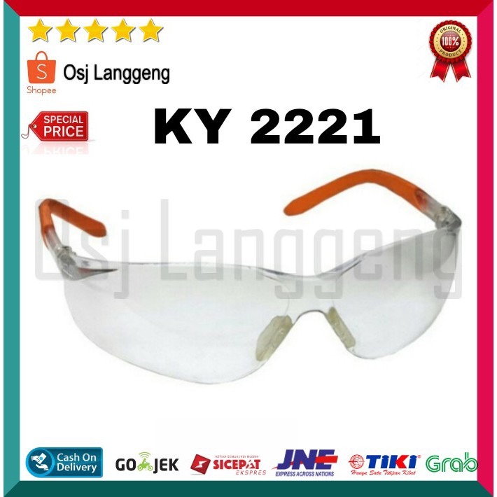 BISA COD | Kacamata Kerja Proyek Safety Glasses King's KY 2221 Original