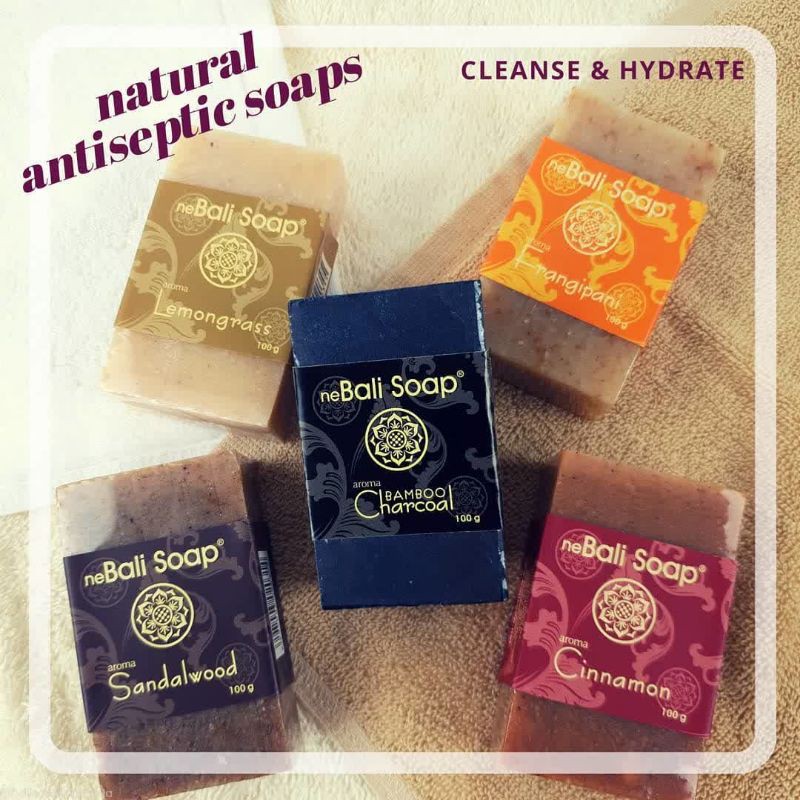 SABUN MANDI NATURAL ANTISEPTIK /SABUN NE BALI SOAP / SABUN MANDI ASLI BALI + BUBBLE WRAP