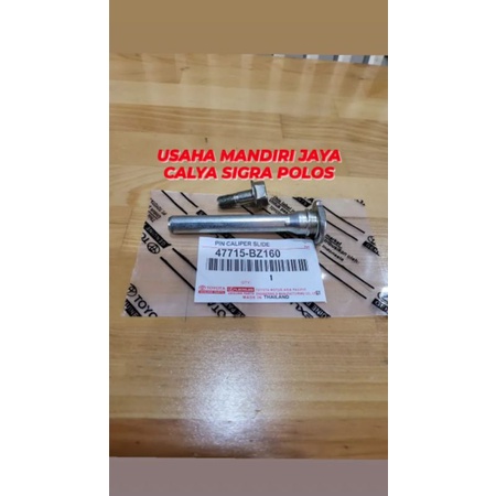 BAUT DISC CALIPER PIN CALIPER CALYA SIGRA POLOS ORIGINAL + PIN 1SET