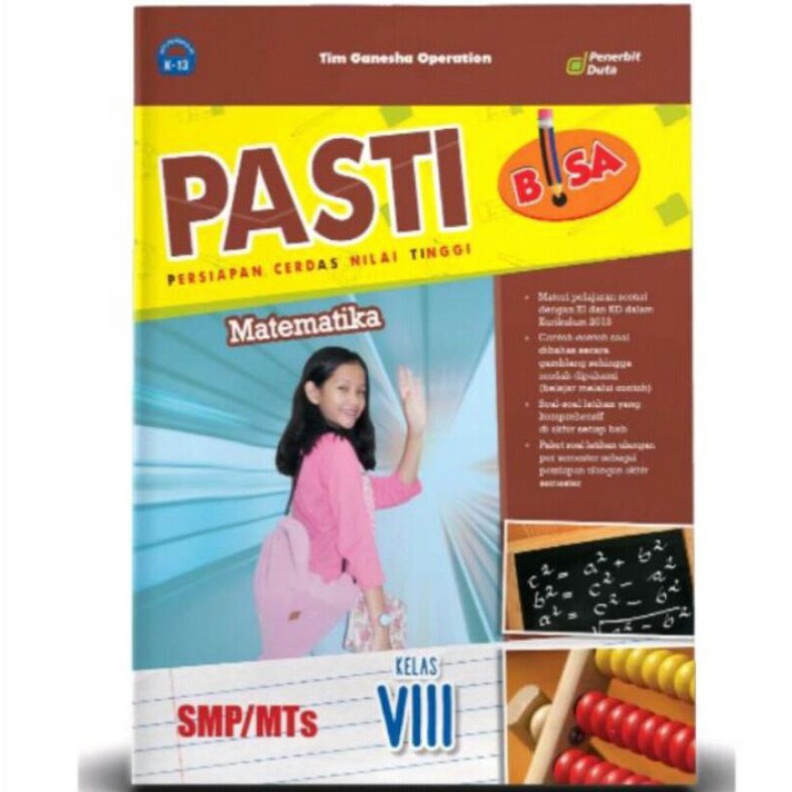 

Buku Pasti Bisa Matematika kelas VIII SMP/MTs