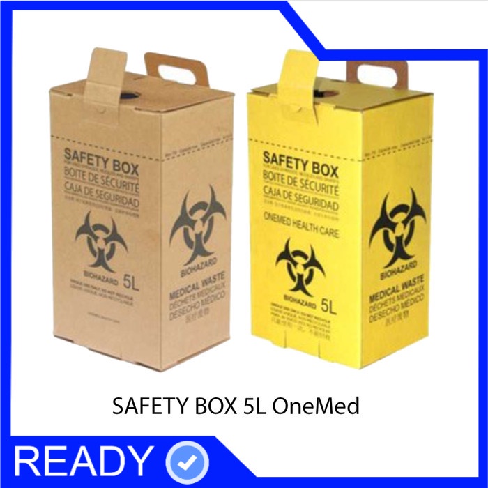 Safety Box Medis 5 Liter / Box Medis Biohazard