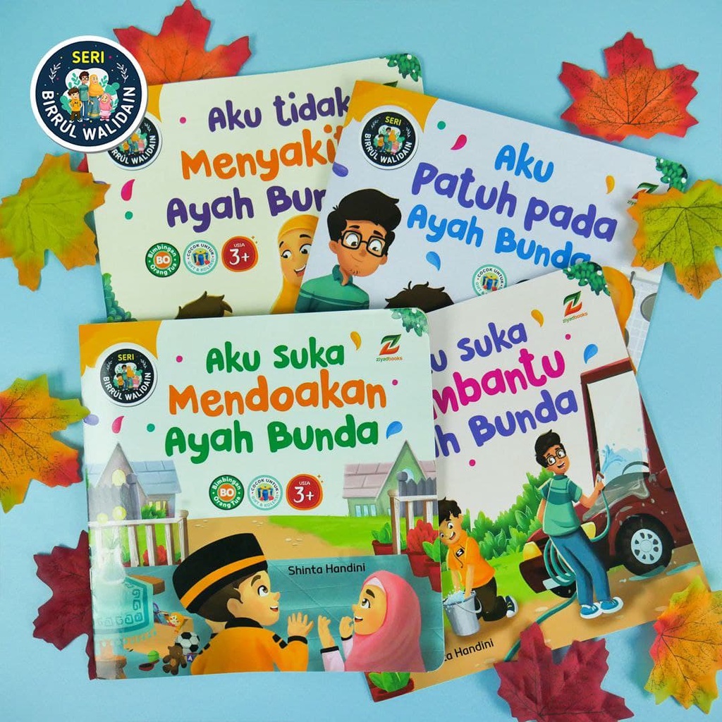 Buku Anak : Birrul Walidain (Berbakti pada Orangtua) 1 Set 4 Buku