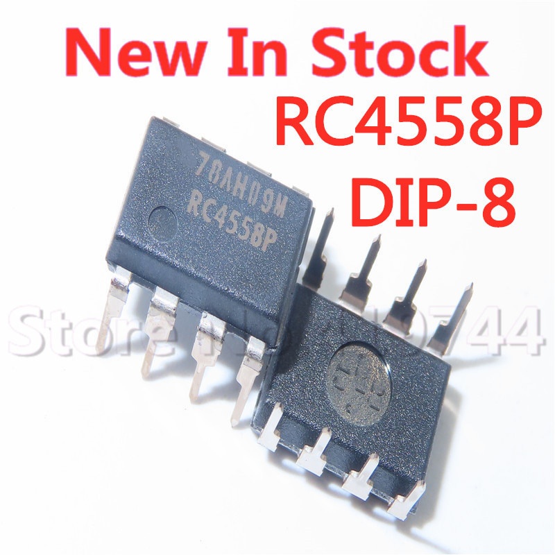 5pcs IC RC4558P RC4558 DIP-8 Operasional amplifier