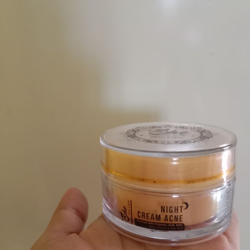 NIGHT CREAM MS SHE SKINCARE | ACNE  | GLOW ( chat dulu ke seller mau pilih yang mana )