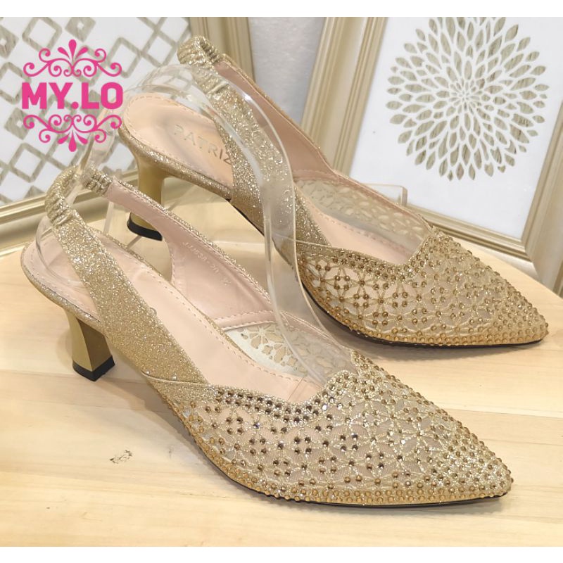 SANDAL WANITA WEDGES SELOP KEBAYA IMPORT MS6A82