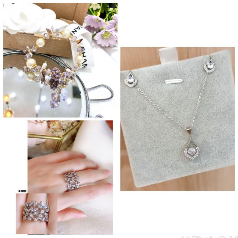 1 set perhiasan titanium