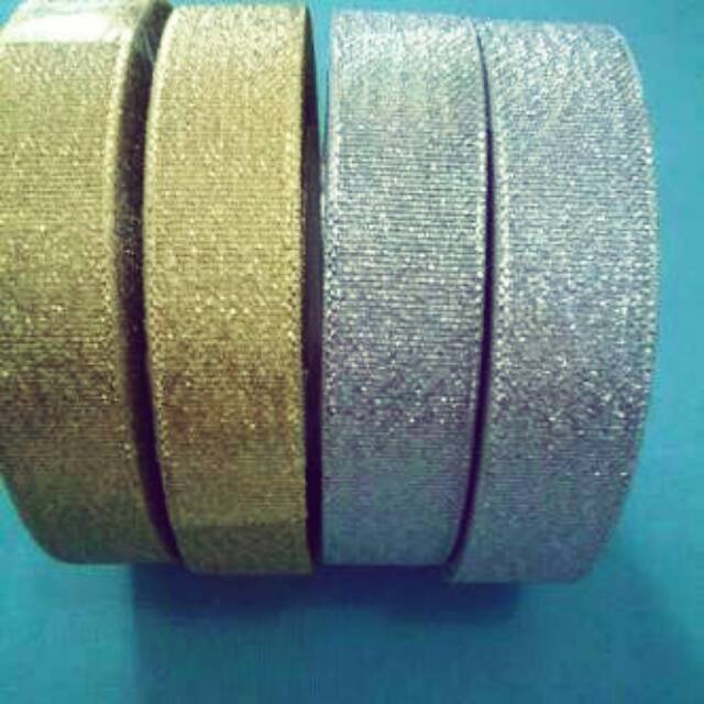 Pita glitter 3/4 dan 1 inch