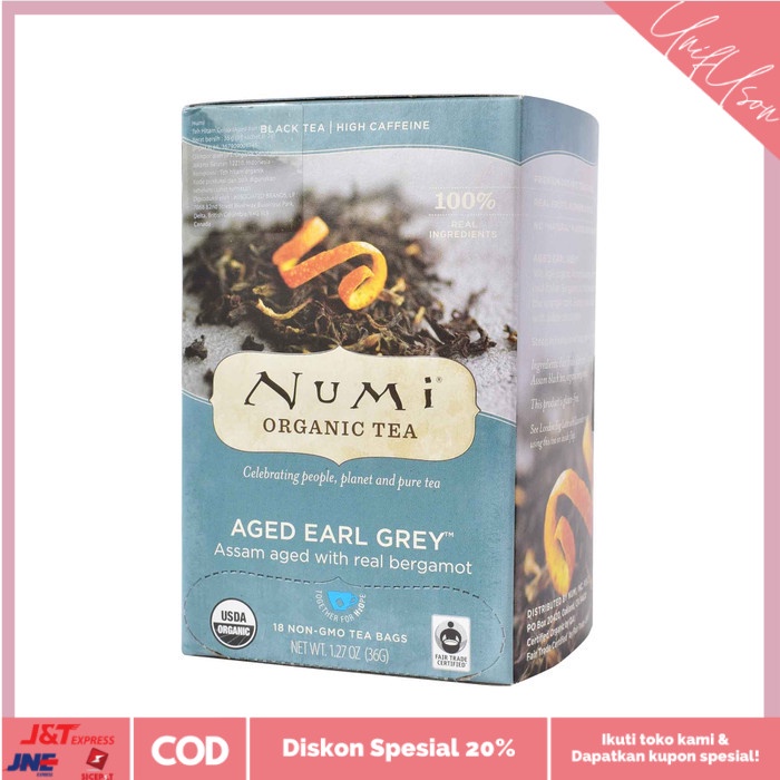 

⭐COD⭐ Numi - Organic Tea - Aged Earl
