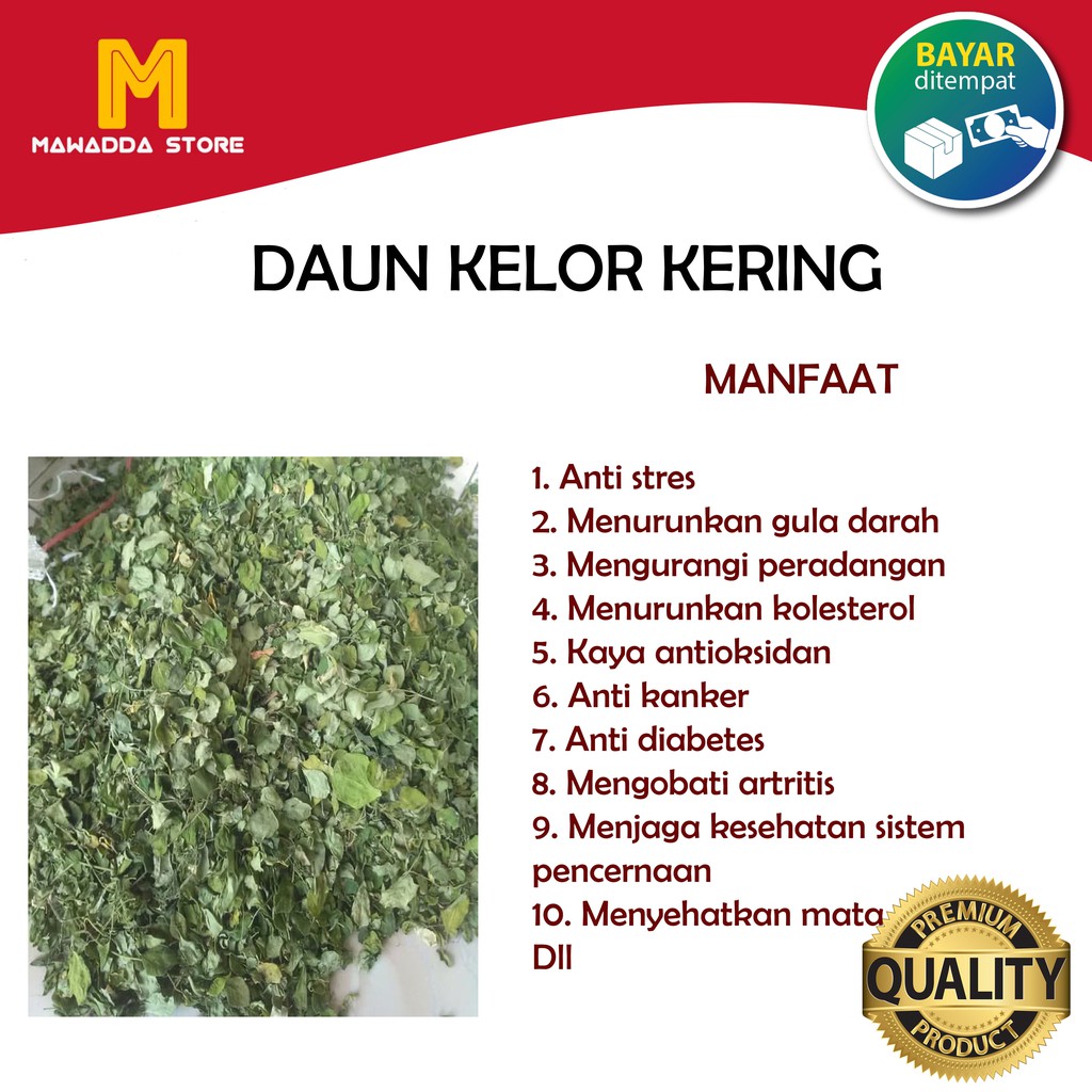 

Daun Kelor Kering - 500 Gram