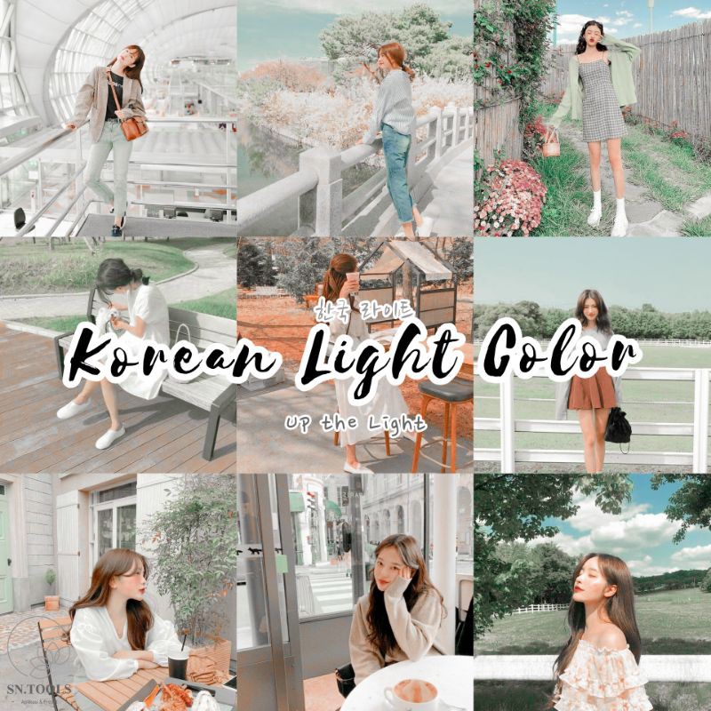 PRESET KOREAN LIGHT COLOR (Up The Light Tosca) IOS &amp; Android)