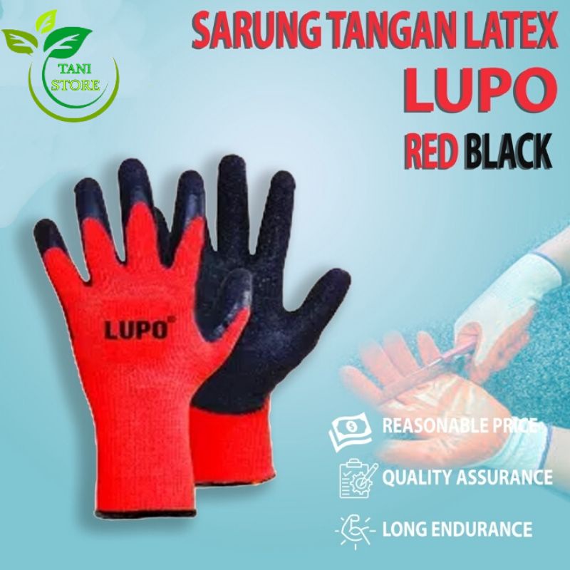 SARUNG TANGAN KARET MEREK LUPO_kaos tangan