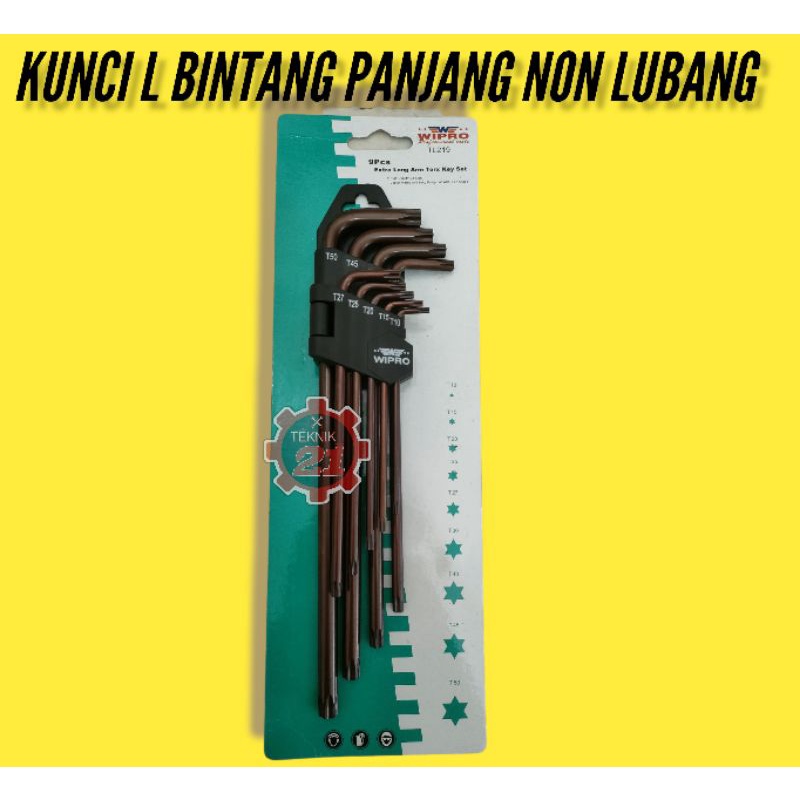 KUNCI L BINTANG WIPRO SET LONG L BINTANG SET WIPRO PANJANG