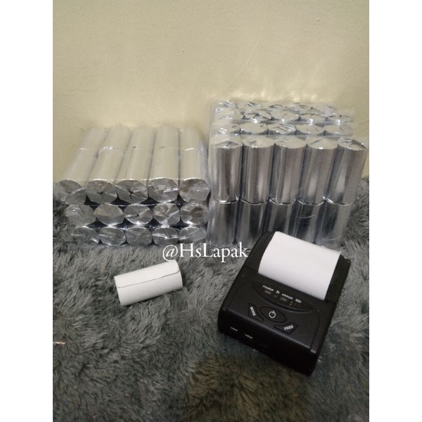 

[HsLapak] ROLL PRINTER - KERTAS THERMAL PRINTER BLUETOOTH MURAH UKURAN 58 X 30 MM 1 PACK ISI 10 ROLL