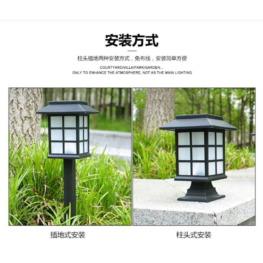 Lampu Outdoor Taman Solar Panel Garden Decoration Ground Plug Lamp Hias Pencahayaan Luar Ruangan